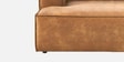 Elegant Edge 3 Seater Faux Leather LHS L Shaped Sofa