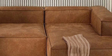 Elegant Edge 3 Seater Faux Leather LHS L Shaped Sofa