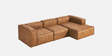 Elegant Edge 3 Seater Faux Leather LHS L Shaped Sofa