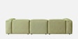 Elegant Edge 3 Seater RHS Sofa In Green Color