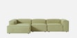 Elegant Edge 3 Seater RHS Sofa In Green Color
