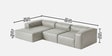 Elegant Edge 3 Seater RHS Sofa In Dark Grey Color