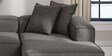 Elegant Edge 3 Seater LHS L Shaped Sofa In Dark Grey Color