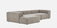 Elegant Edge 3 Seater RHS Sofa In Grey Color