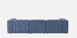 Elegant Edge 3 Seater RHS Sofa In Navy Blue Color