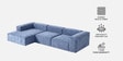 Elegant Edge 3 Seater RHS Sofa In Navy Blue Color