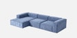 Elegant Edge 3 Seater RHS Sofa In Navy Blue Color