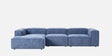 Elegant Edge 3 Seater RHS Sofa In Navy Blue Color