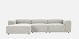 Elegant Edge 3 Seater RHS L Shaped Sofa In Mouse Grey Color