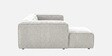 Elegant Edge 3 Seater RHS L Shaped Sofa In Mouse Grey Color