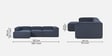 Elegant Edge 3 Seater RHS L Shaped Sofa In Navy Blue Color