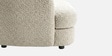 Elegant Ensemble Boucle 2 Seater Sofa In Beige Colour