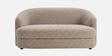 Elegant Ensemble Boucle 2 Seater Sofa In Cream Colour