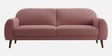Elegant Velvet Fabric 3 Seater Sofa In Onion Pink Color