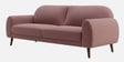 Elegant Velvet Fabric 3 Seater Sofa In Onion Pink Color
