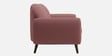 Elegant Velvet Fabric 3 Seater Sofa In Onion Pink Color