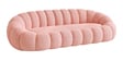 Elegant Velvet Upholstered Couch 3+2+1 Seater Sofa Set In Pink Colour Elegant Velvet Upholstered Couch 3+2+1 Seater Sofa Set In Pink Colour