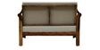 Elegante Solid Wood 2 Seater Sofa in Provincial Teak Finish