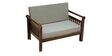 Elegante Solid Wood 2 Seater Sofa in Provincial Teak Finish