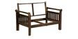 Elegante Solid Wood 2 Seater Sofa in Provincial Teak Finish