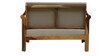 Elegante Solid Wood 2 Seater Sofa in Rustic Teak Finish