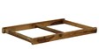 Elegante Solid Wood 2 Seater Sofa in Rustic Teak Finish