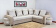Elevis Corner Sofa in Beige Colour