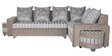 Elevis Corner Sofa in Beige Colour