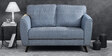 Elina Fabric 2 Seater Sofa In Blue Colour