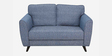 Elina Fabric 2 Seater Sofa In Blue Colour