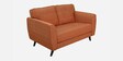 Elina Fabric 2 Seater Sofa In Rust Colour