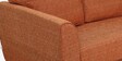 Elina Fabric 2 Seater Sofa In Rust Colour