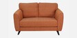 Elina Fabric 2 Seater Sofa In Rust Colour