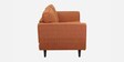 Elina Fabric 2 Seater Sofa In Rust Colour