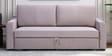 Elina Velvet Fabric Sofa Cum Bed in Beige Colour With Storage