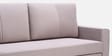 Elina Velvet Fabric Sofa Cum Bed in Beige Colour With Storage