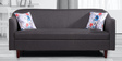 Eliott 3 Seater Sofa in Grey Colour