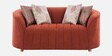Elise 2 Seater Sofa In Rust Colour