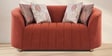 Elise 2 Seater Sofa In Rust Colour