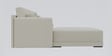 Elite  Vevet RHS Sectional  Sofa in Ivory Colour