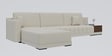 Elite  Vevet RHS Sectional  Sofa in Ivory Colour
