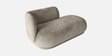 Elite Elegance Suede 2 Seater Sofa In Grey Colour