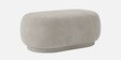 Elite Elegance Suede Ottoman Bench Beige
