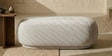 Elite Elegance Suede Ottoman Bench In Cream Colour