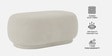 Elite Elegance Suede Ottoman Bench In Cream Colour