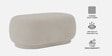 Elite Elegance Suede Ottoman Bench In Grey Colour