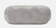Elite Elegance Velvet Fabric Ottoman Bench In Grey Colour