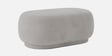 Elite Elegance Velvet Fabric Ottoman Bench In Grey Colour