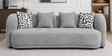 Elowen Fabric  3 Seater Sofa Set In Grey Colour