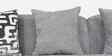 Elowen Fabric  3 Seater Sofa Set In Grey Colour